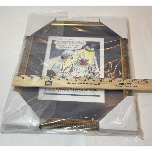 Dennis The Menace Hank Ketchum Giclee Print Limited 236/700 Signed Framed COA - Picture 7 of 16